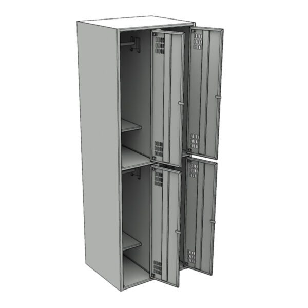 Metal wardrobe Шкаф для спецодежды металлический